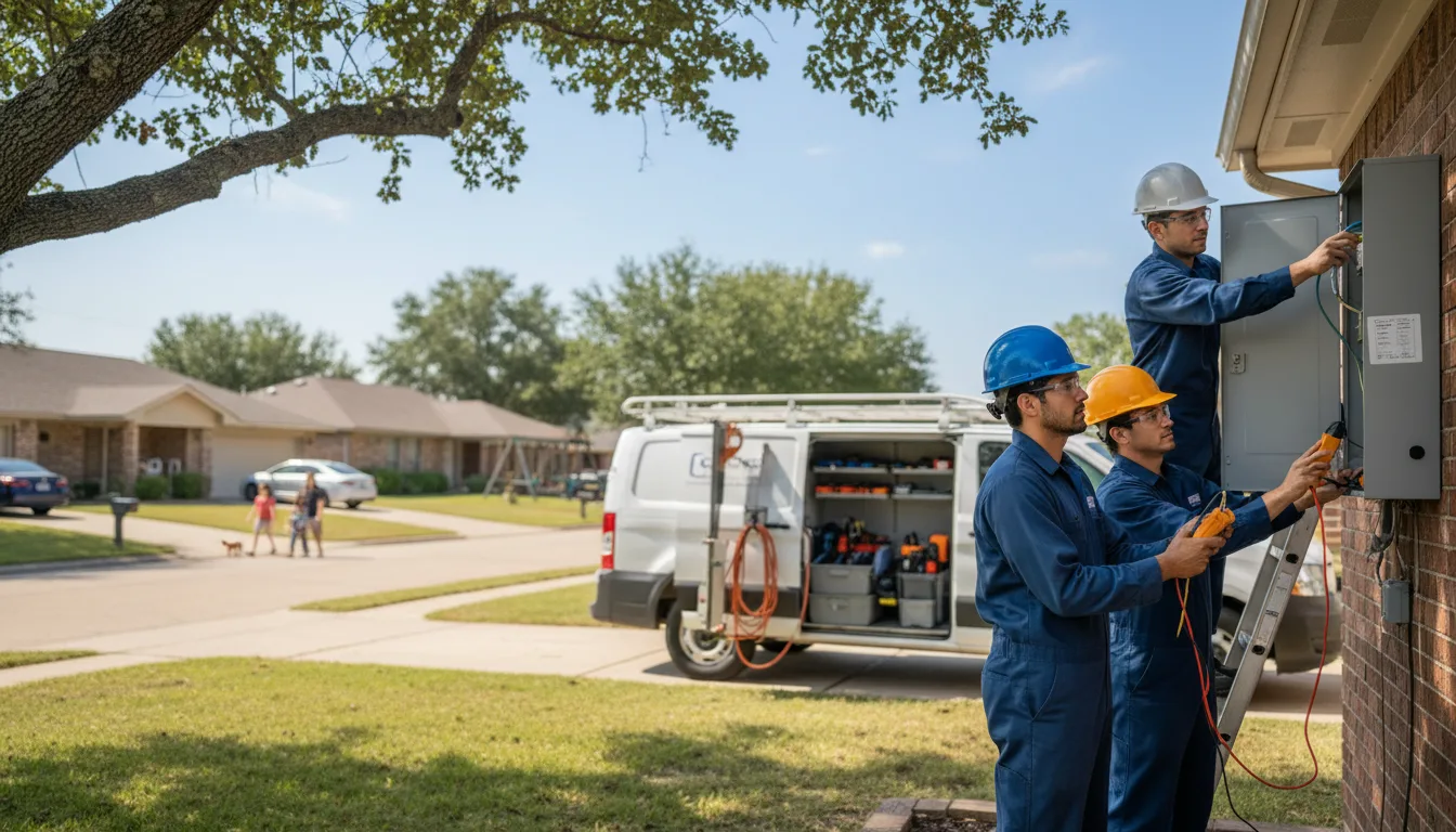 Certified electrician providing emergency electrical services in Fyffe, AL